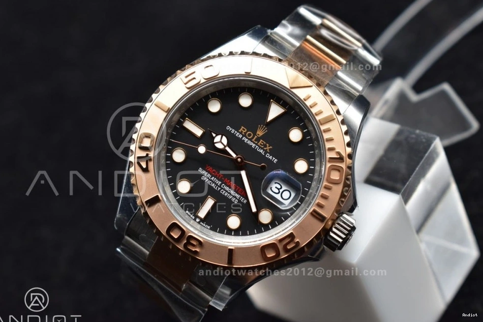 Black Edition Best Plated On Steel Clean Dial Rose 904L 1:1 126621 Bracelet SS Gold VR3235 Yacht-Master 0423